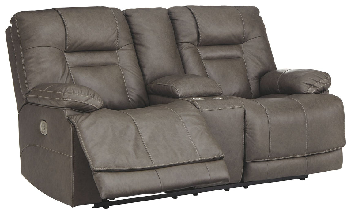 Wurstrow Pwr Rec Loveseat/Con/Adj Hdrst