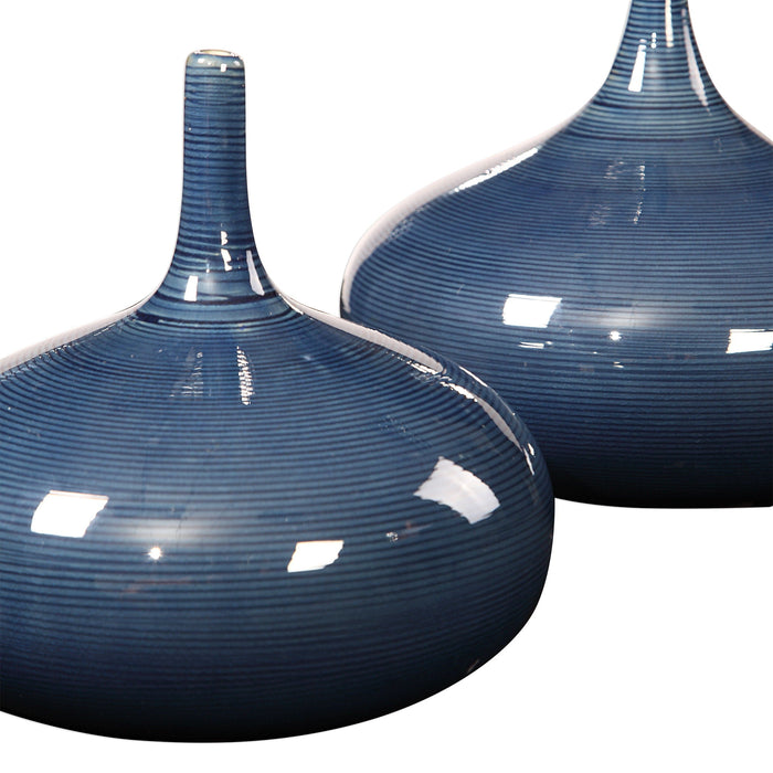 Zayan Vases (Set of 2) Blue