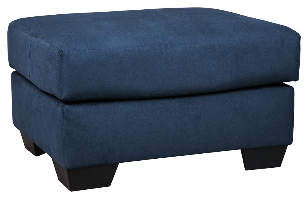 Darcy Ottoman - Blue