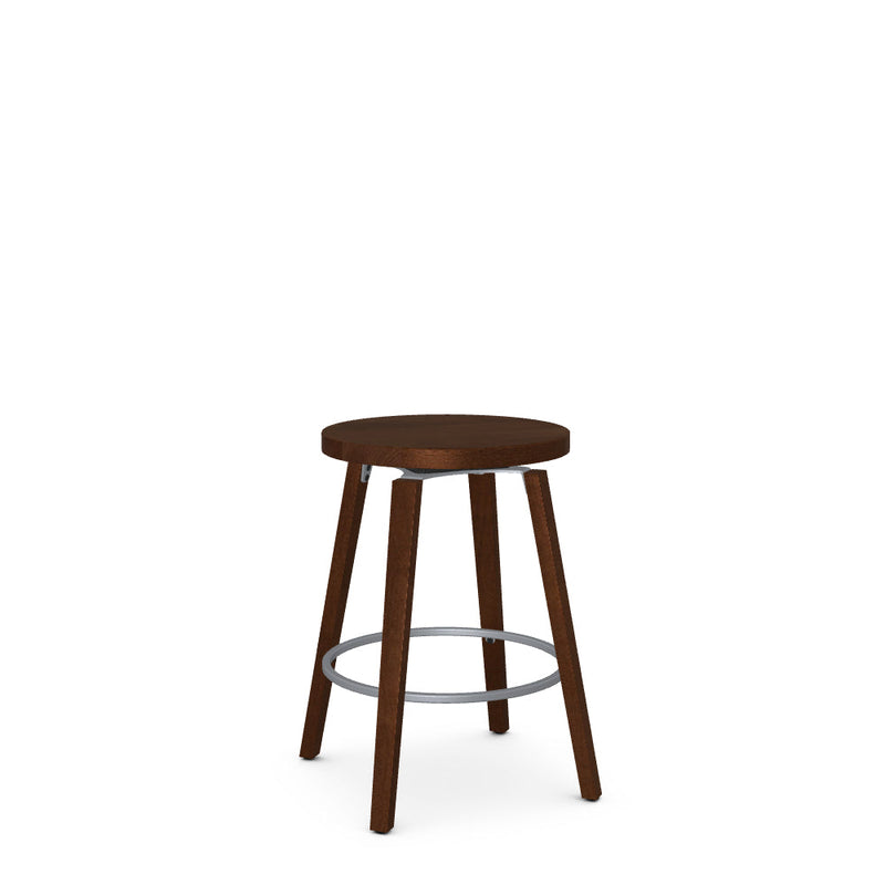Walden Swivel Counter Stool- Wood