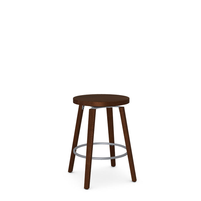 Walden Swivel Counter Stool- Wood