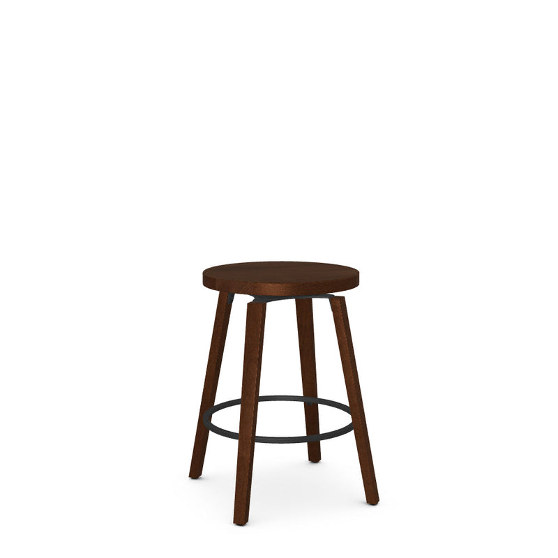 Walden Swivel Counter Stool- Wood
