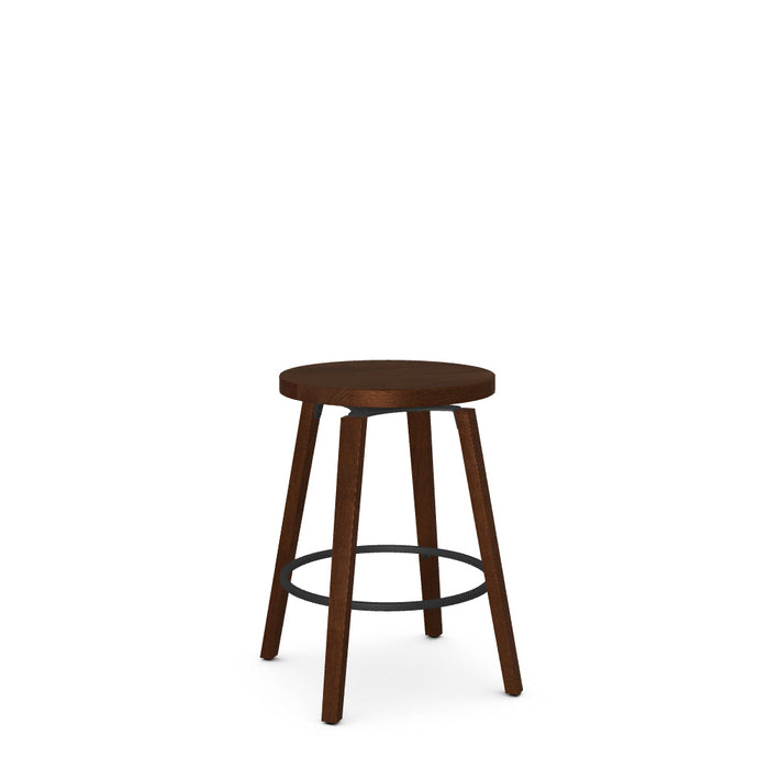 Walden Swivel Counter Stool- Wood