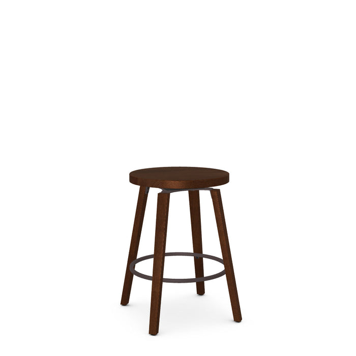 Walden Swivel Counter Stool- Wood
