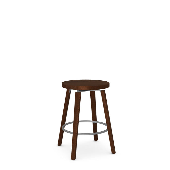 Walden Swivel Counter Stool- Wood