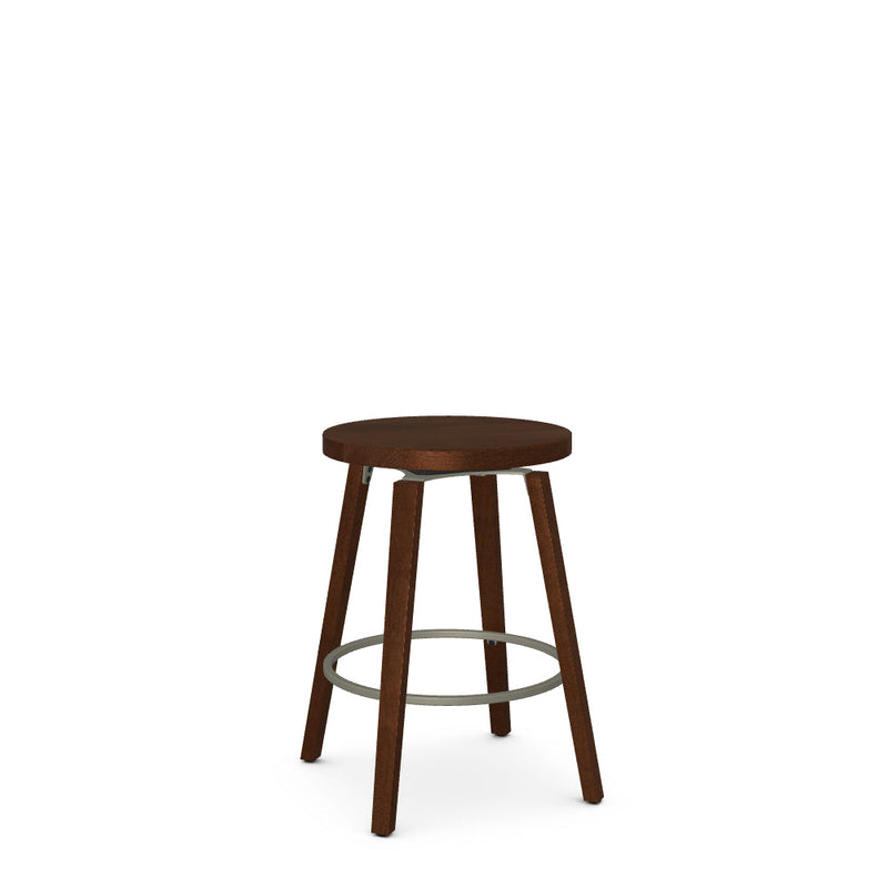 Walden Swivel Counter Stool- Wood