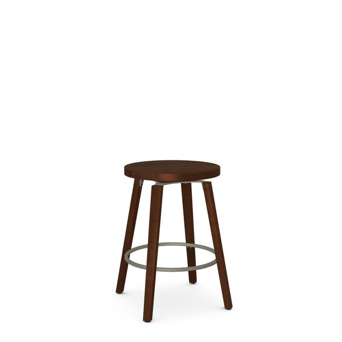 Walden Swivel Counter Stool- Wood