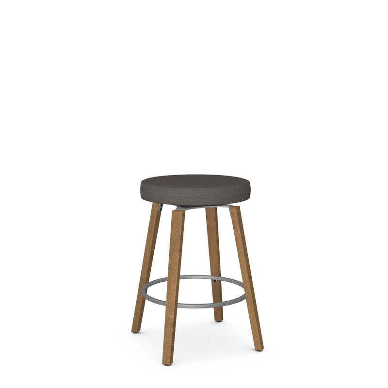 Walden Swivel Counter Stool-Upholstered