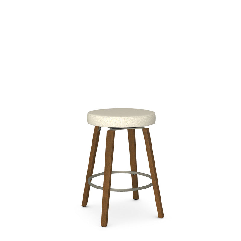 Walden Swivel Counter Stool-Upholstered