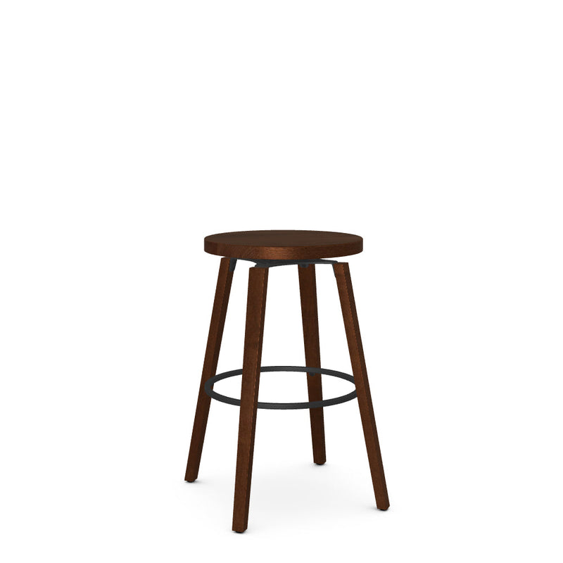 Walden Swivel Bar Stool- Wood