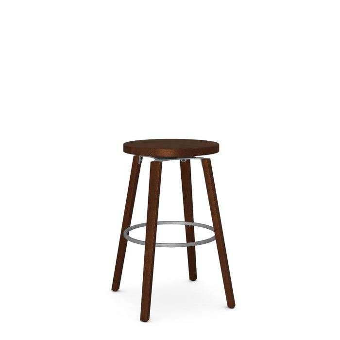 Walden Swivel Bar Stool- Wood