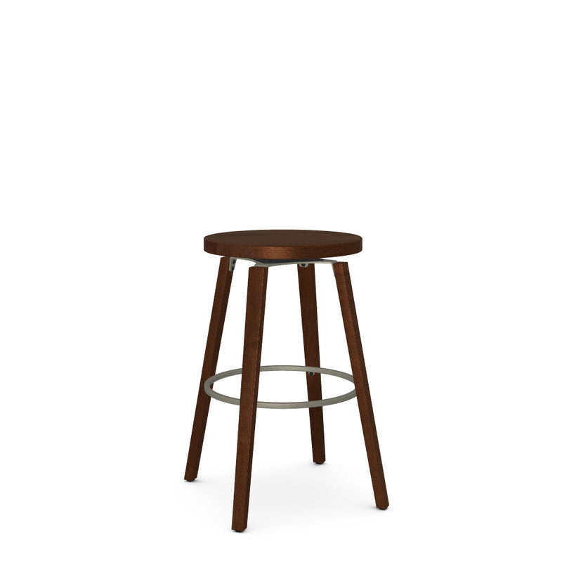 Walden Swivel Bar Stool- Wood
