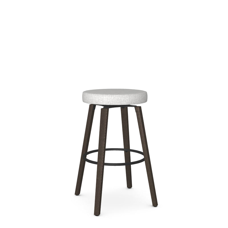 Walden Swivel Bar Stool-Upholstered