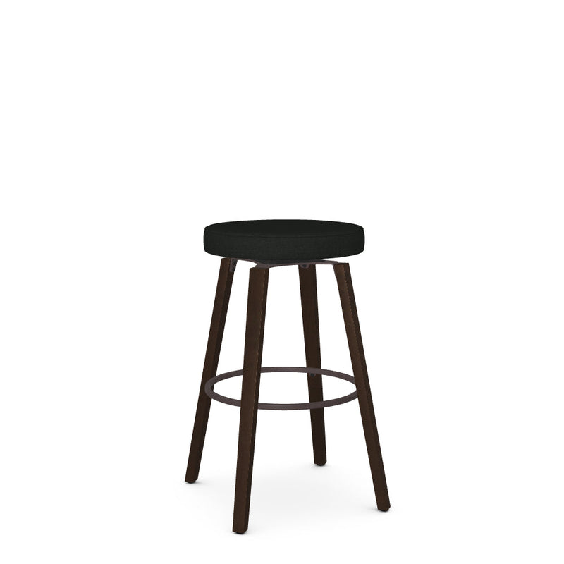 Walden Swivel Bar Stool-Upholstered