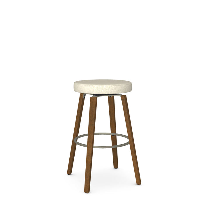 Walden Swivel Bar Stool-Upholstered