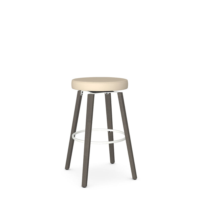 Walden Swivel Bar Stool-Upholstered