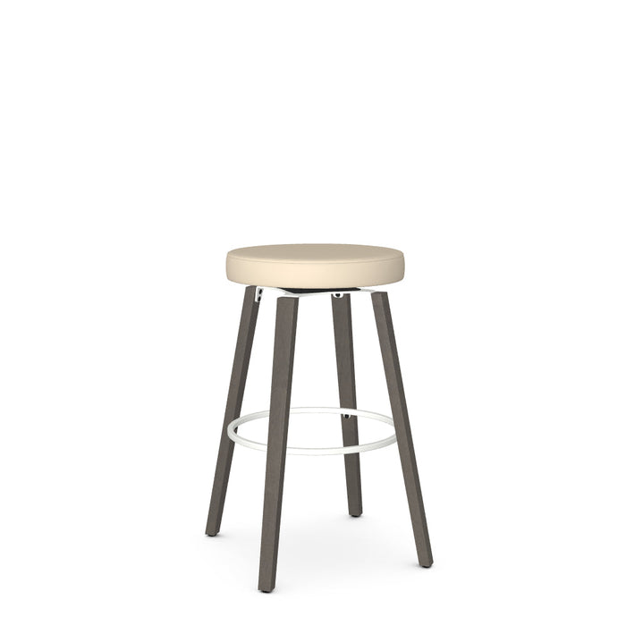 Walden Swivel Bar Stool-Upholstered
