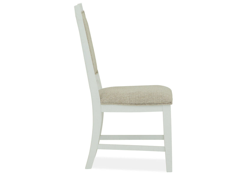 Heron Cove - Step Up Side Chair With Upholstered Seat & Back (Set of 2) - Chalk White
