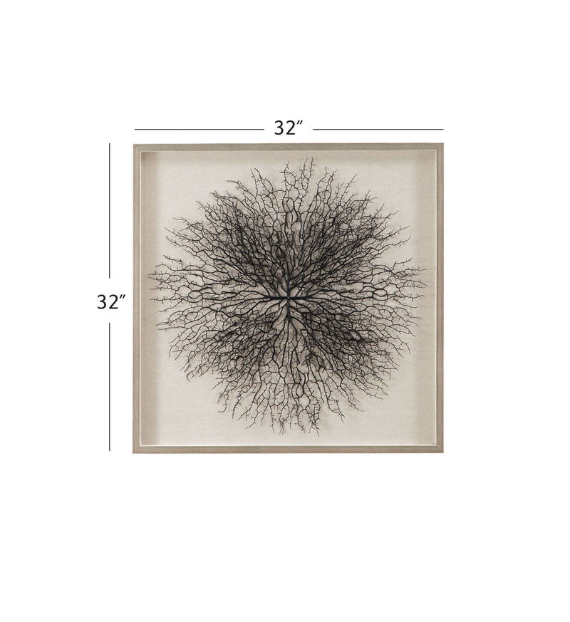 Gracee Canvas Art - Pearl Silver