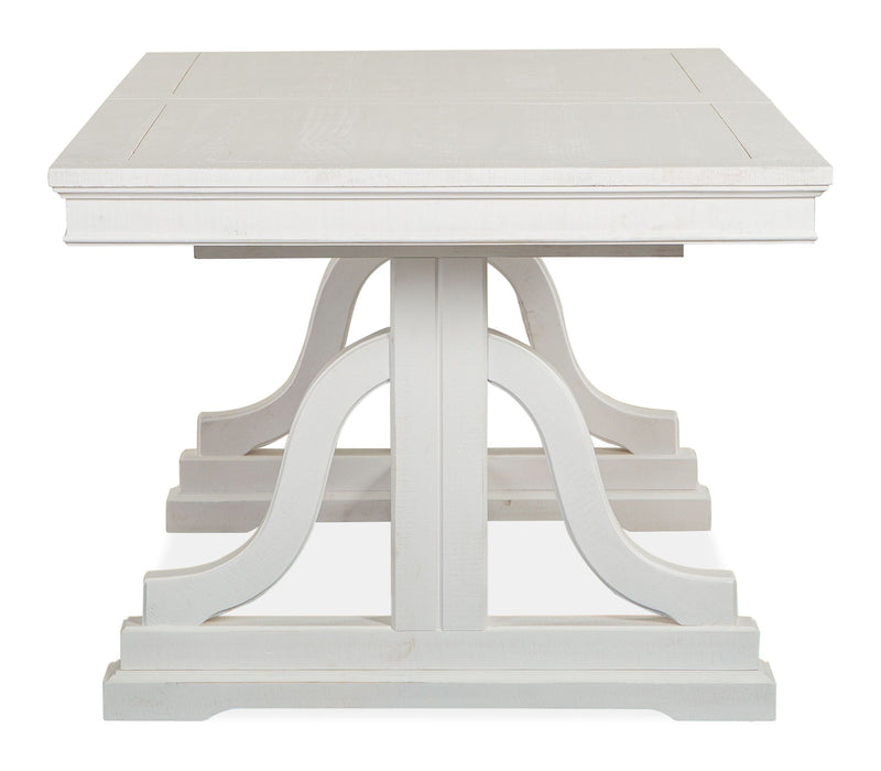 Heron Cove - Trestle Dining Table - Chalk White