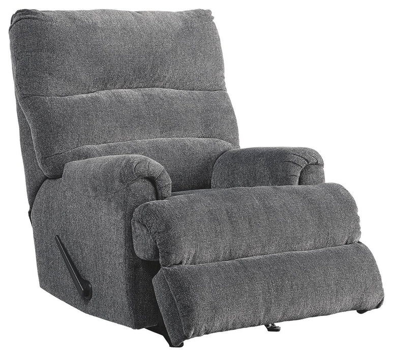 Man Fort - Rocker Recliner - Fabric - Graphite