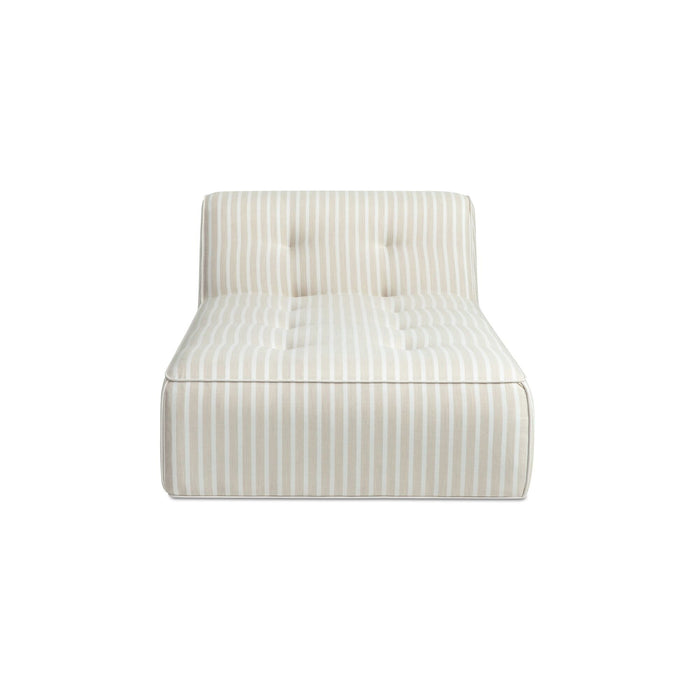 Sunseeker - Outdoor Chaise Stripe - Brown