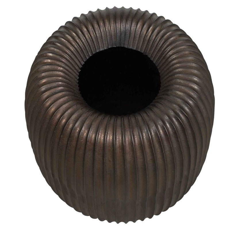 Vector Ridge - Indoor-Outdoor Planter - Bronze