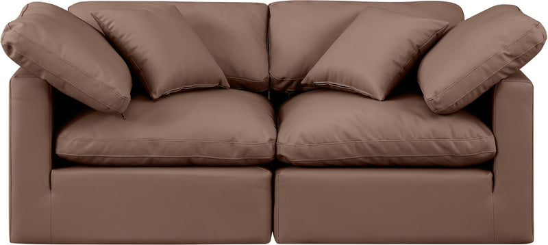 Indulge - Faux Leather 2 Seat Modular Sofa