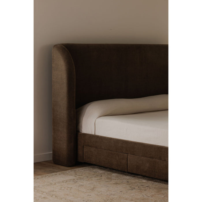Sophia - Queen Bed - Brown