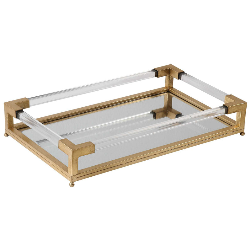 Balkan - Mirrored Tray - Gold