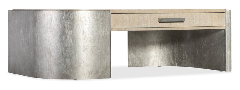 Melange - Silverfrost Cocktail Table - Silver