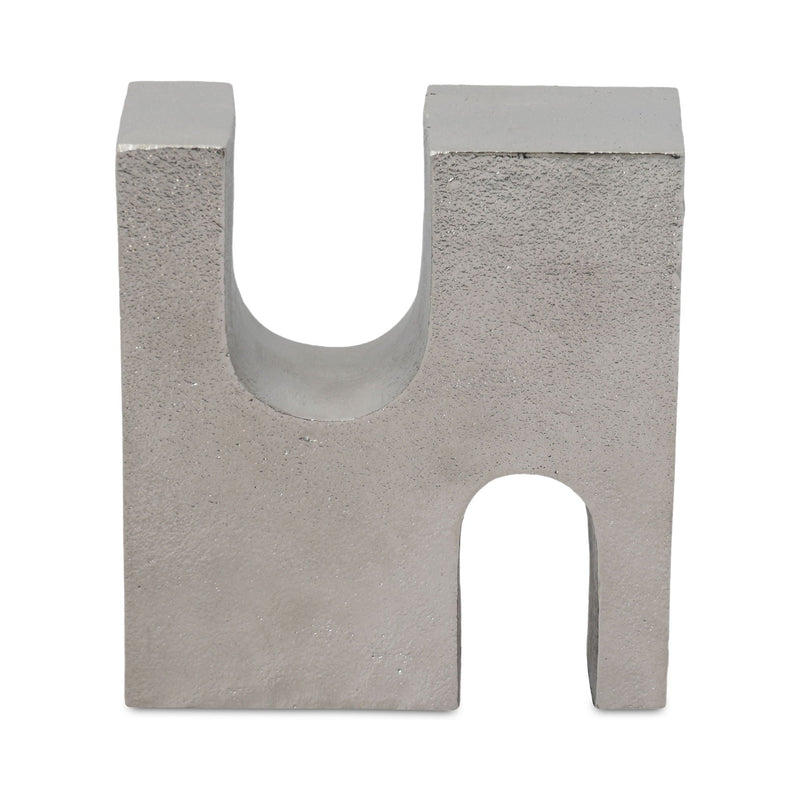 Odi - Cast Aluminum Decorative Object - Silver
