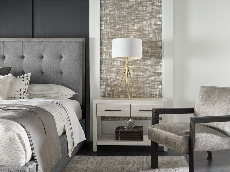 Modern Two Drawer Nightstand