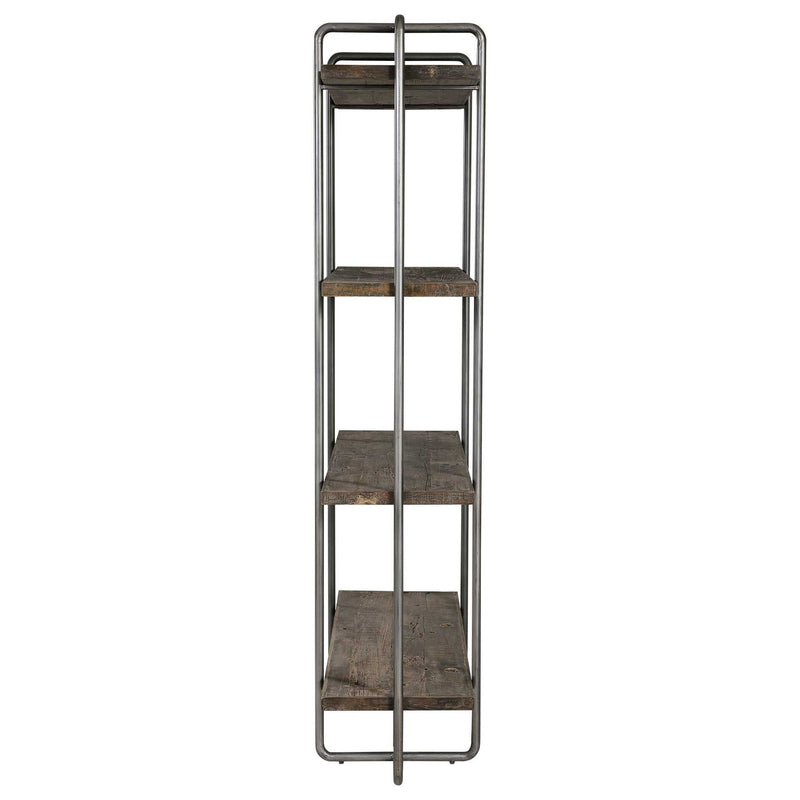 Stilo - Urban Industrial Etagere - Dark Brown