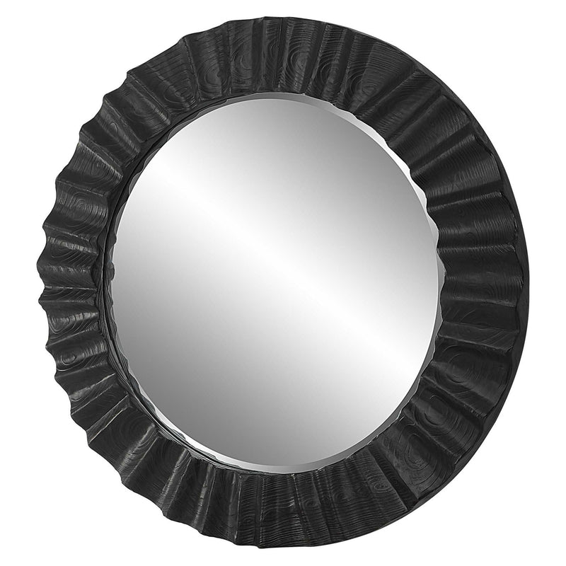 Caribou - Round Mirror - Black