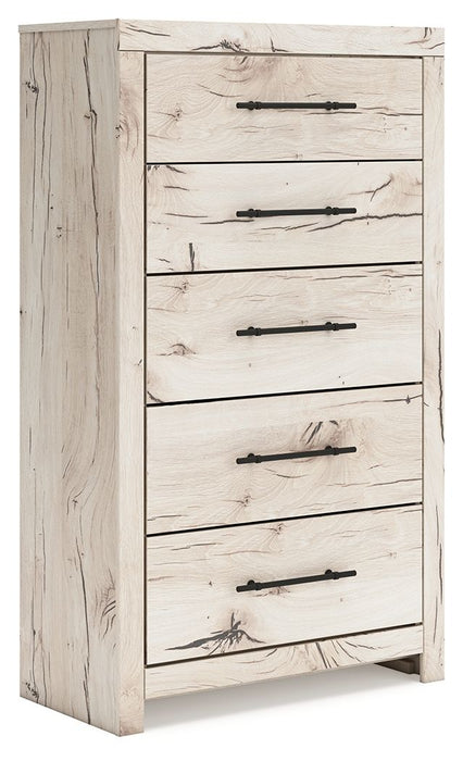 Lawroy - Five Drawer Chest - Light Natural
