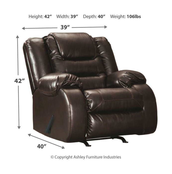 Vacherie Chocolate 3 Pc. Reclining Sofa, Loveseat, Rocker Recliner