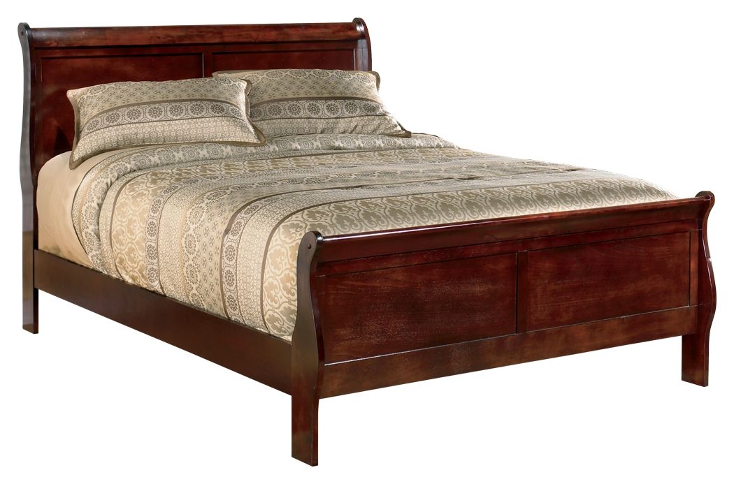 Alisdair Dark Brown Sleigh Bed - Full