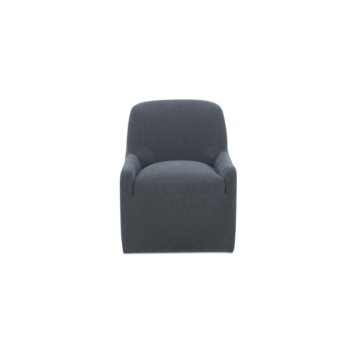 Maisie - Rolling Dining Chair - Slate Blue