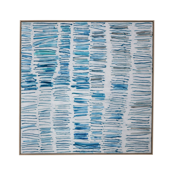 Blue Gail Canvas Art - Light Blue