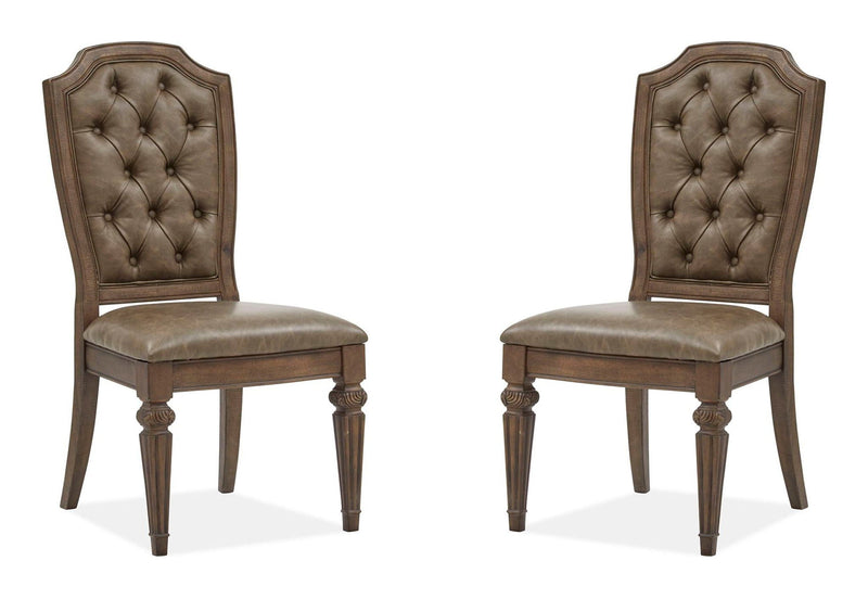 Durango - Wood Dining Side Chair With Upholstered Seat and Back (Set of 2) - Willadeene Brown