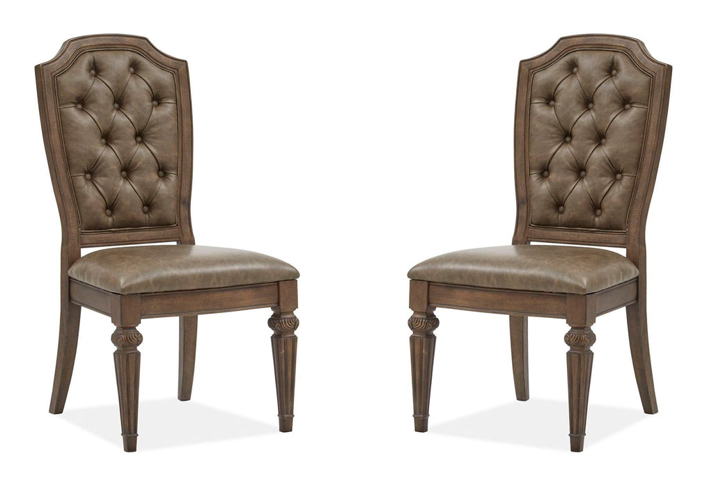 Durango - Wood Dining Side Chair With Upholstered Seat and Back (Set of 2) - Willadeene Brown