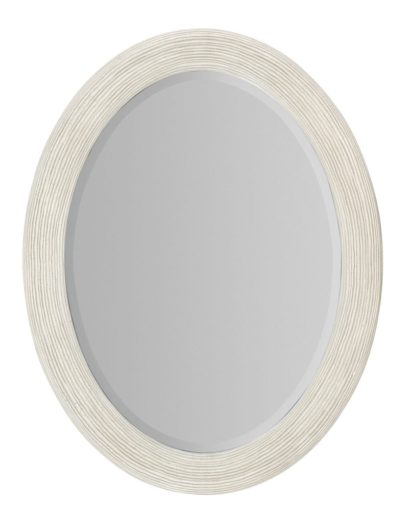 Serenity - Amelia Oval Mirror - White