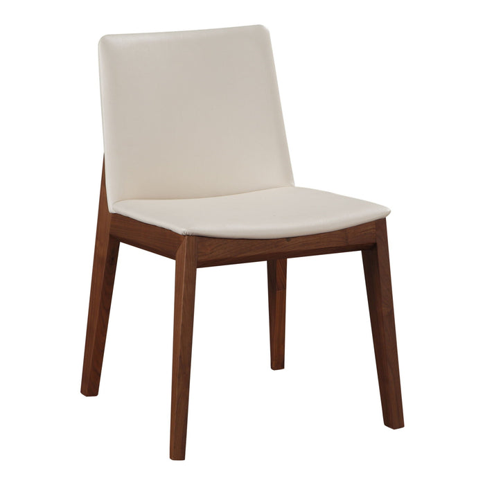 Deco - PVC Dining Chair (Set of 2) - Cream White
