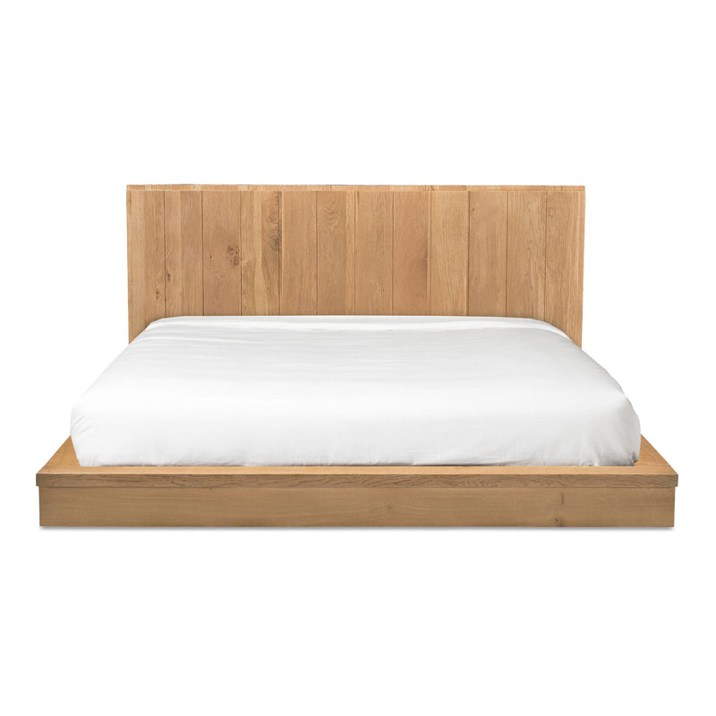 Plank - Queen Bed - Natural Oak