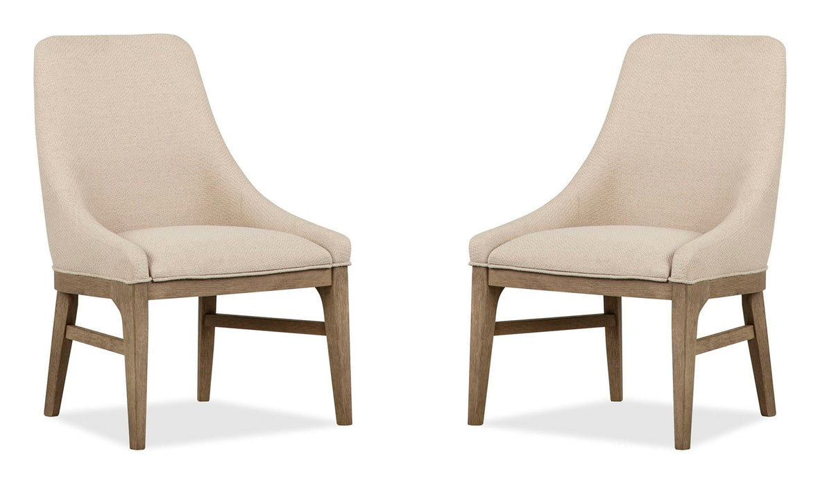 Tristan - Upholstered Arm Chair (Set of 2) - Swiss Coffee