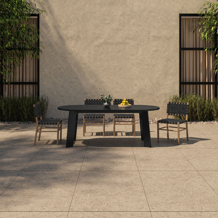 Mira - Outdoor Dining Chair - Black