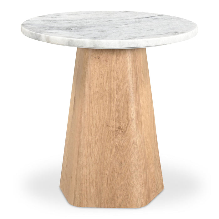 Evelyn - Accent Table - Ashen Grey Matrix