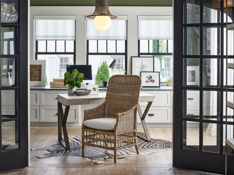 Modern Farmhouse Irving Arm Chair Light Brown