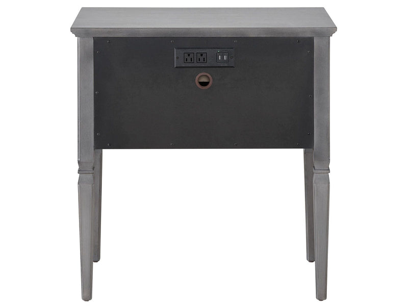 Past Forward Hazel Nightstand Dark Gray